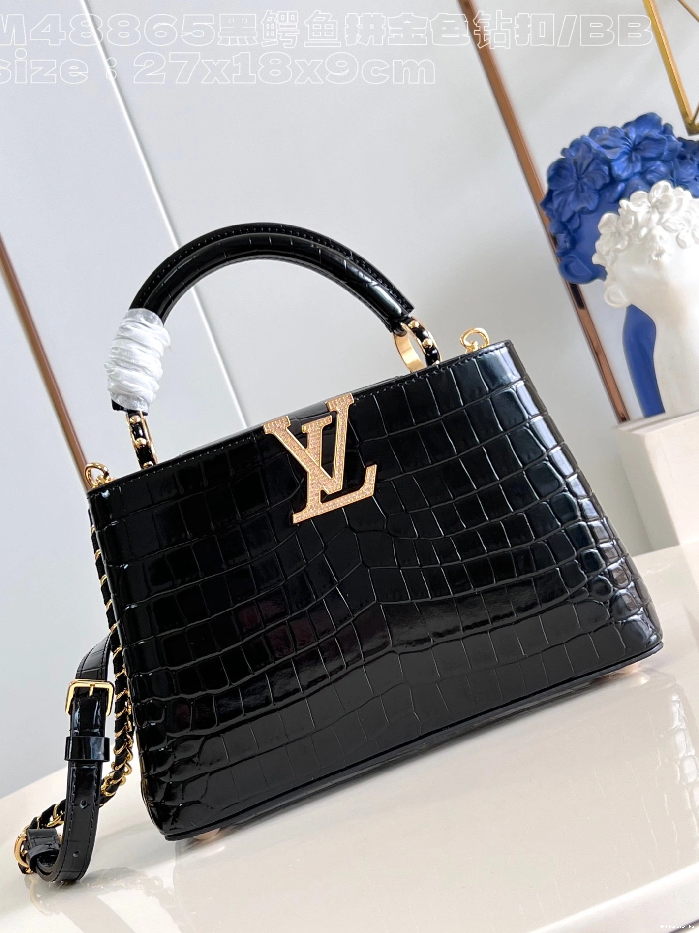 AAA Replica Ru BB-27*18*9CM VUITTON LOUIS CAPUCINES 0806